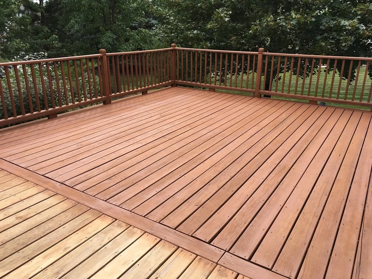 wooden deck maintenance and cleaning
