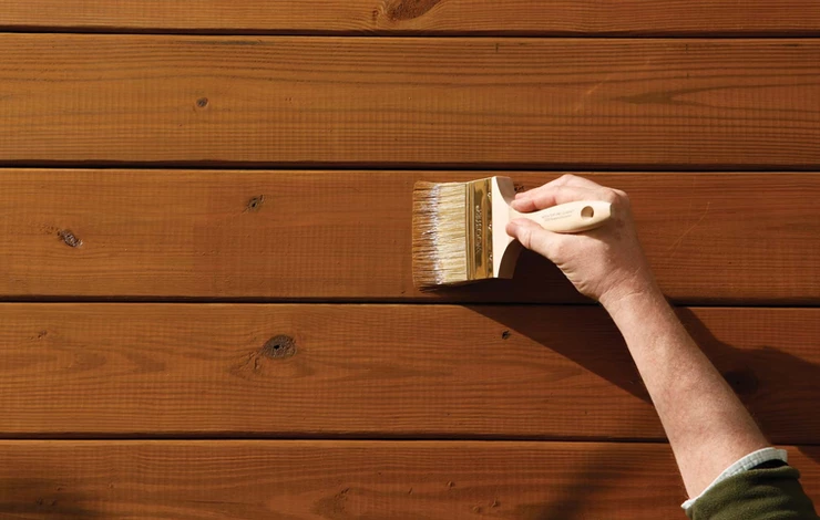 staining or painting