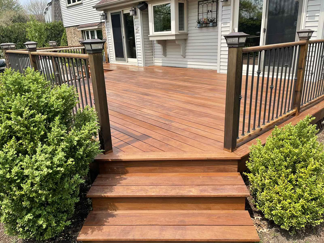dark color ipe deck