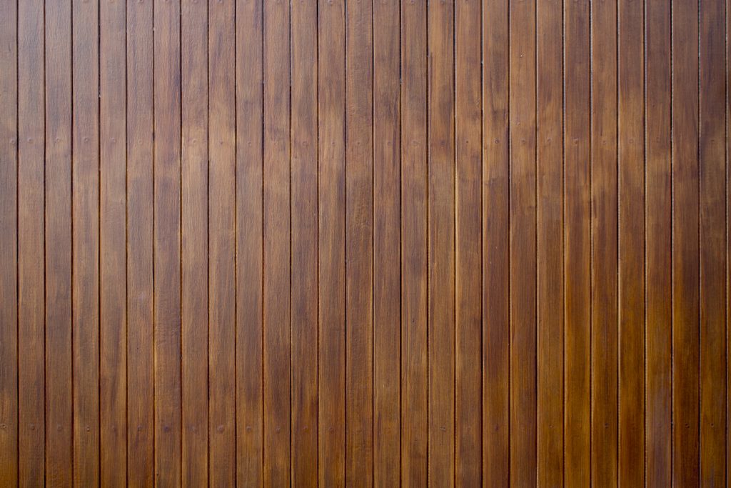 dark brown wooden deck