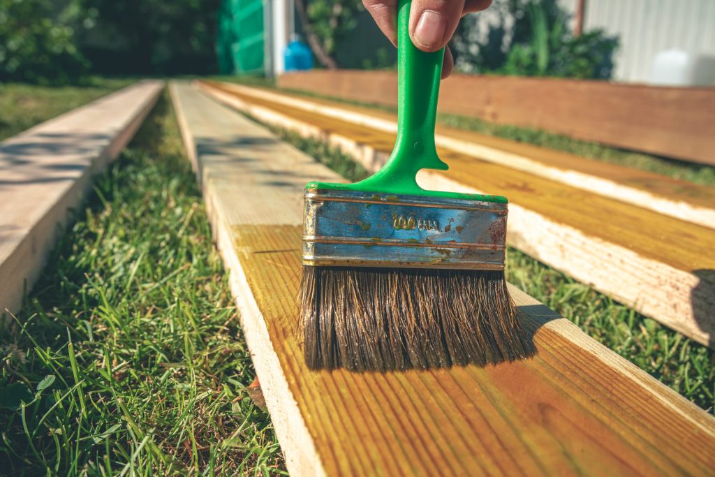 deck staining