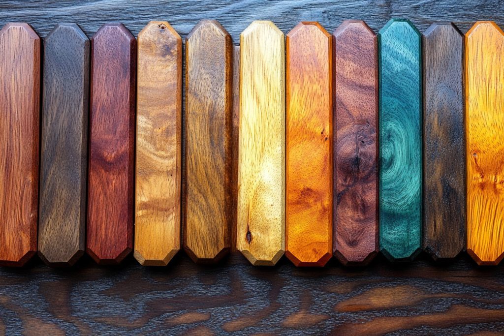 deck staining color samples