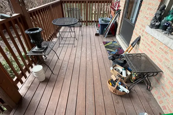 Chicago deck before deck restoration