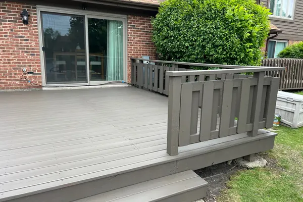 Deck Restoration in Northbrook, after the work