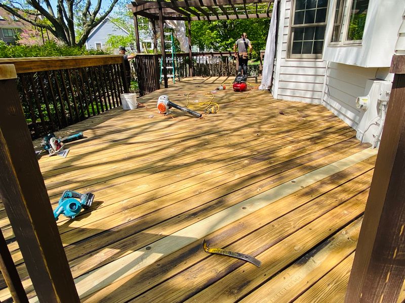 Deck restoration in Barrington