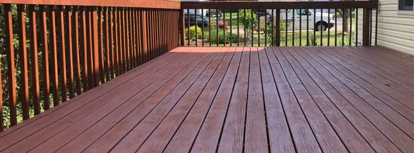 deck staining services