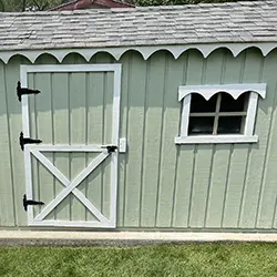 Restained Beautiful Shed