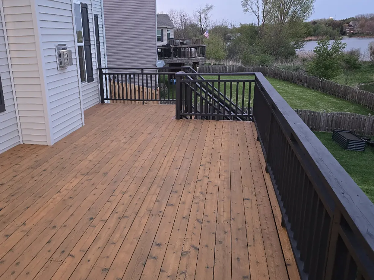 Solid Cordovan Brown Railing