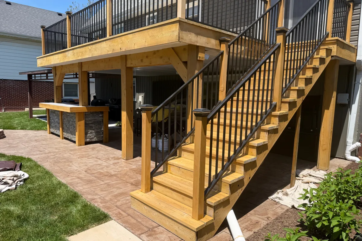 Deck Sealing after — Villa Park IL home