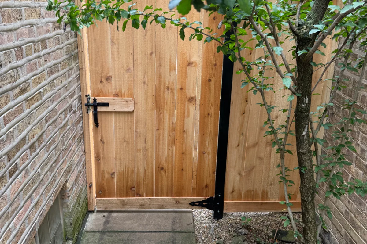 Wood Fence Restoration before — fence in Chicago, IL