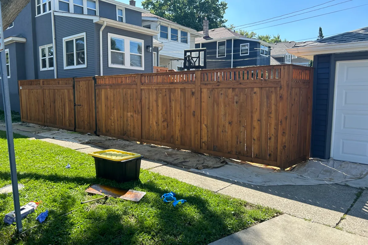 Wood Fence Restoration — Oak Park, IL