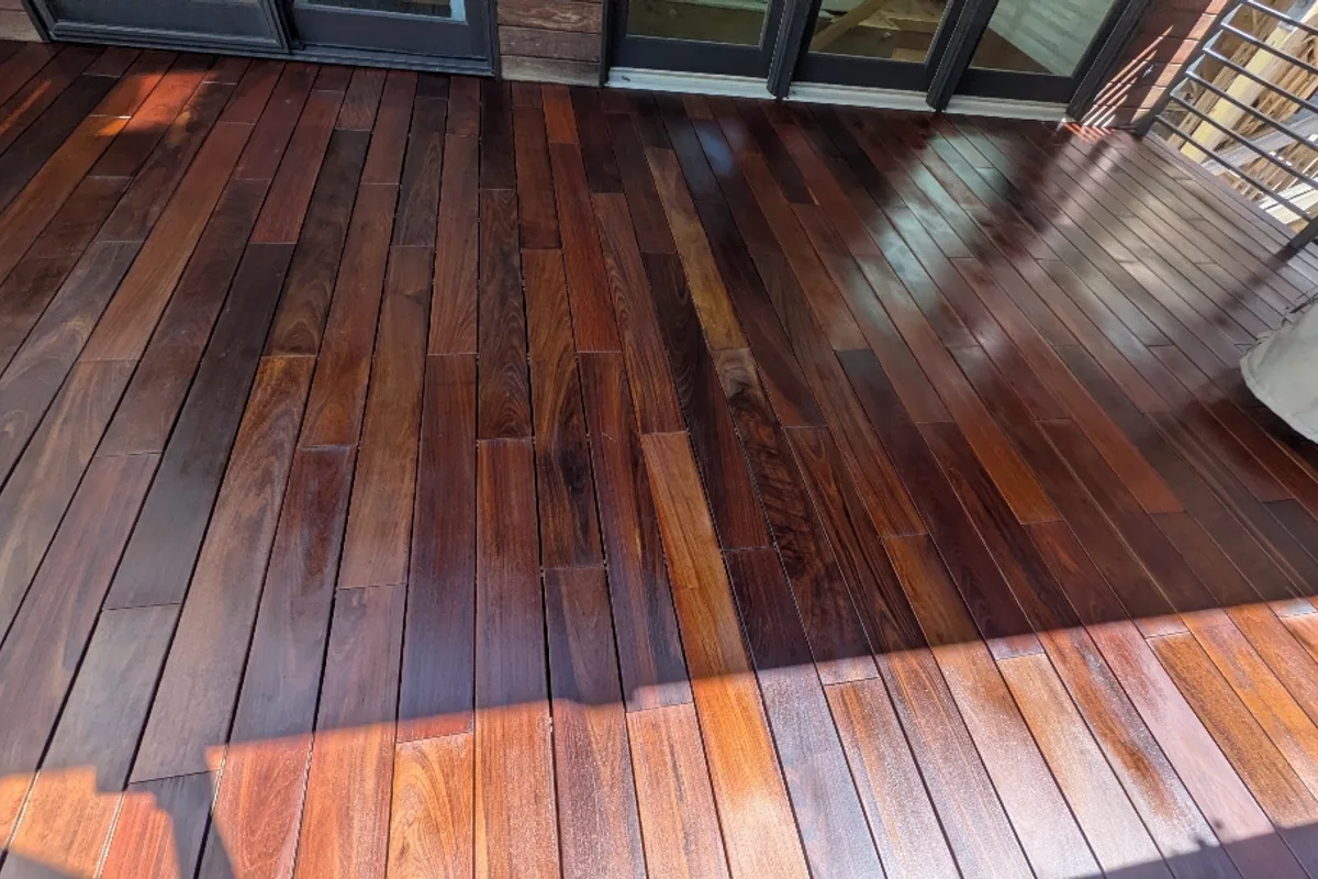 Ipe Deck Cleaning & Oiling — Chicago, IL