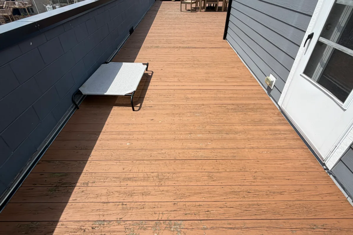 Structural Deck Repairs before — deck in Chicago, IL